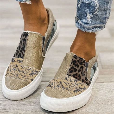 leopard print slip on sneaker.